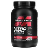 MuscleTech, Nitro Tech, Whey Protein, Ultimate Muscle Building Formula, Cookies and Cream, 2.20 lbs (998 g)