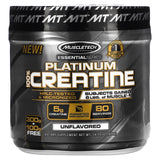 MuscleTech, Essential Series, Platinum 100% Creatine, Muscle Recovery + Builder for Men & Women, Unflavored, 14.11 oz (400 g)