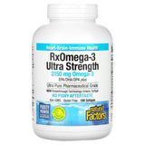 ناتورال فاكتورز, RxOmega-3 فائق القوة، 900 ملجم حمض ايكوسابنتانويك/حمض دوكوزاهيكسنويك، 150 كبسولة هلامية Enteripure