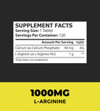 Core Champs, L-Arginine 1000mg, 120 Tablets