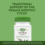 Nature's Way, Vitex Fruit, 400 mg, 320 Vegan Capsules