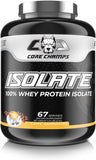 Core Champs, Isolate 100% Whey Protein, Caffé Cappuccino,4.41lbs,(2kg)