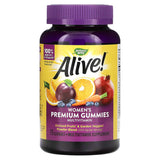 Nature's Way, Alive! Women's Premium Gummies, Multivitamin, Grape, Cherry & Blueberry Acai, 75 Gummies