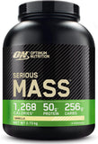 Optimum Nutrition, Serious Mass, Protein Powder Supplement, Vanilla, 6 lb (2.72 kg)