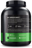 Optimum Nutrition, Serious Mass, Protein Powder Supplement, Banana, 6 lb (2.72 kg)