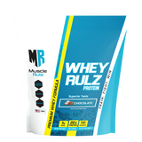MuscleRulz, Whey Rulz, whey protein powder, Chocolate, 2 lb (907 g)
