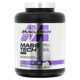 MuscleTech, Mass Tech Elite, Mass Gainer for Muscle Gain + Whey Protein Powder, Vanilla Cake, 6 lbs (2.72 kg)