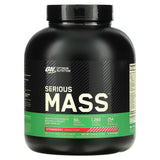 Optimum Nutrition, Serious Mass, High Protein Weight Gain Powder, Strawberry, 6 lb (2.72 kg)