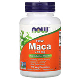 NOW Foods Maca Raw 750 mg 90 Veg Capsules, a dietary supplement. This product is known for its support in reproductive health, healthy sexual activity, and fertility. It is a vegetarian/vegan option. Quality is GMP assured. Maca (Lepidium meyenii) is grown at high elevations in the Andes region of central Peru. It is traditionally used as a food source and energy tonic, with recent scientific data suggesting potential benefits.