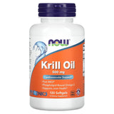 NOW Foods, Krill Oil, 500 mg, 120 Softgels
