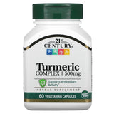 21st Century, Turmeric Complex, 500 mg, 60 Vegetarian Capsules