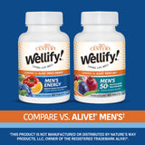 21 سينتري‏, Wellify! معزز الطاقة لدى الرجال، فيتامينات ومعادن متعددة، 65 قرصًا