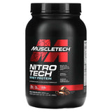 MuscleTech, Nitro Tech, Whey Protein, Ultimate Muscle Building Formula, Milk Chocolate, 2.20 lbs (998 g)