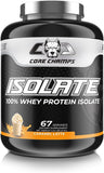 Core Champs, Isolate 100% Whey Protein, Caramel Latte, ,4.41lbs,(2kg)