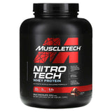 MuscleTech, Nitro Tech, Whey Protein, Ultimate Muscle Building Formula, Milk Chocolate, 4 lbs (1.81 kg)