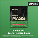 Optimum Nutrition, Serious Mass, Weight Gainer Protein Powder, Strawberry, 12 lbs (5.44 kg)