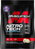 MuscleTech, Nitro Tech, Whey Protein, Ultimate Muscle Building Formula, Vanilla Cream, 10 lbs (4.54 kg)