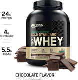 Optimum Nutrition Gold Standard 100 Whey Protein Powder, Naturally Flavored, Chocolate 4.8 lb (2.17 kg)