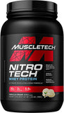 MuscleTech, Nitro Tech, Whey Protein, Ultimate Muscle Building Formula, Vanilla Cream, 2.21 lbs (1 kg)