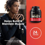 Optimum Nutrition, Gold Standard 100% Whey Protein Powder, Delicious Strawberry, 5 lb (2.27 kg)
