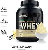 Optimum Nutrition Gold Standard 100% Whey Protein Powder, Naturally Flavored, Vanilla 4.8 lb (2.17 kg)