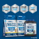 Applied Nutrition, Critical Mass Professional, Mass Gainer Protein Powder , Vanilla, 6kg - 40 Servings