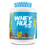 MuscleRulz, Whey Rulz Plus, whey protein powder, Chocolate, 5 lb (2.26 kg)