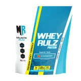 MuscleRulz, Whey Rulz, whey protein powder, Strawberry, 2 lb (907 g)