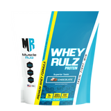 MuscleRulz, Whey Rulz, whey protein powder, Chocolate, 4 lb (1.81 kg)